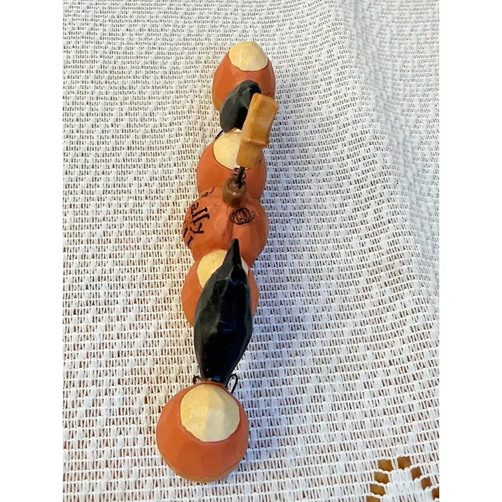 B. Lloyd Blossom Bucket Finally Fall Crow Candy Corn Figurine Halloween Decor